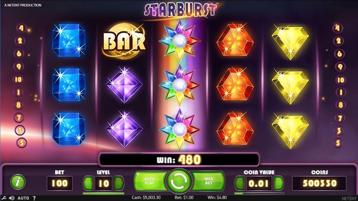 Starburst slot