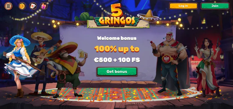 5Gringos-home page