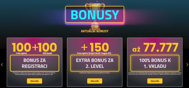 Bonusy - Starcasino