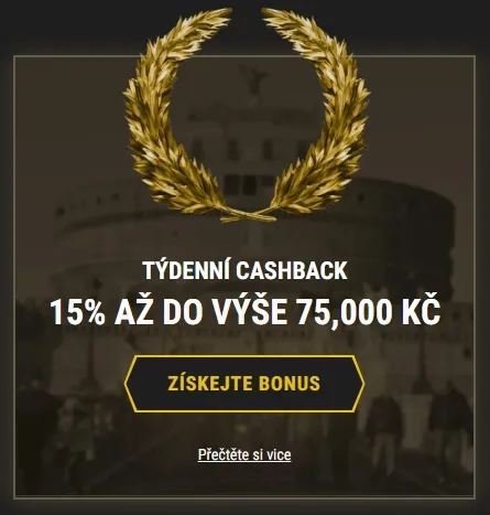 Casinoly - Tydenni Cashback