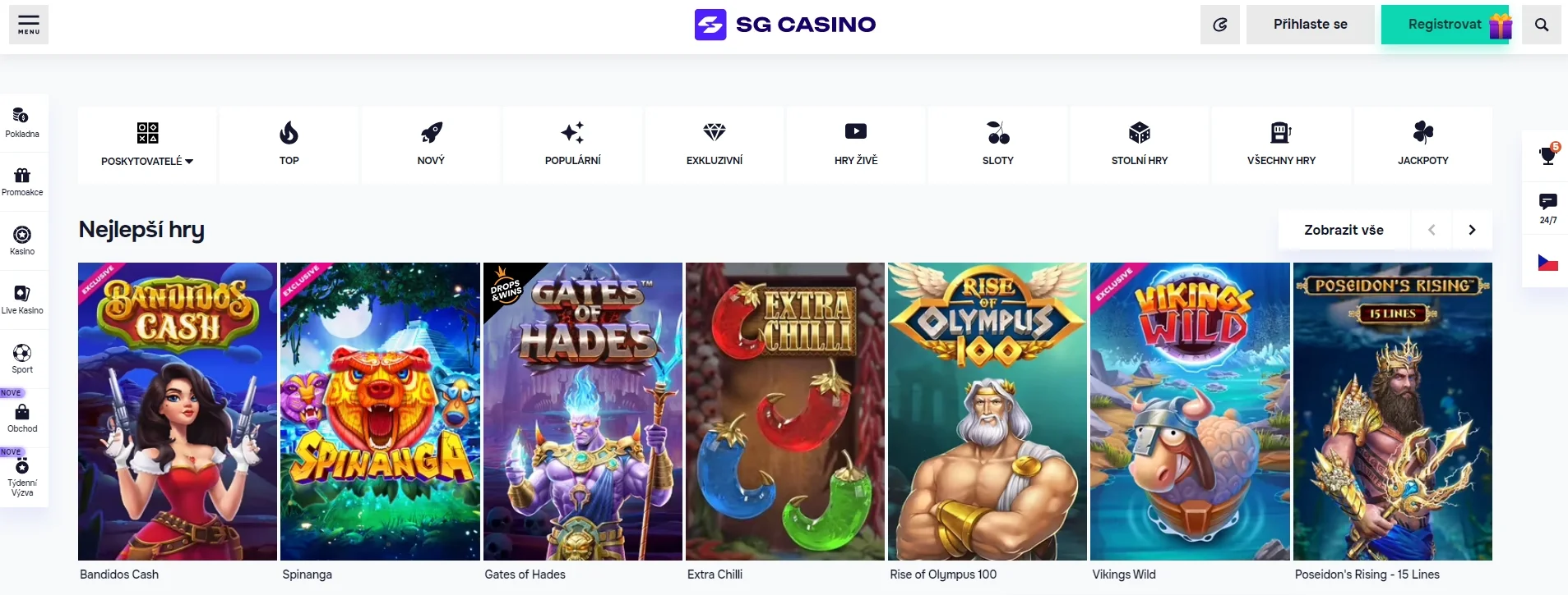 SGcasino-Online-home