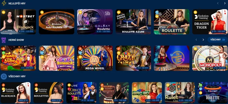 MostBet.com – Live Casino