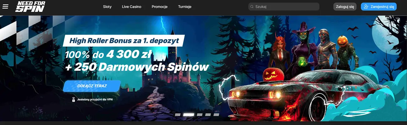 Need for Spin Casino site