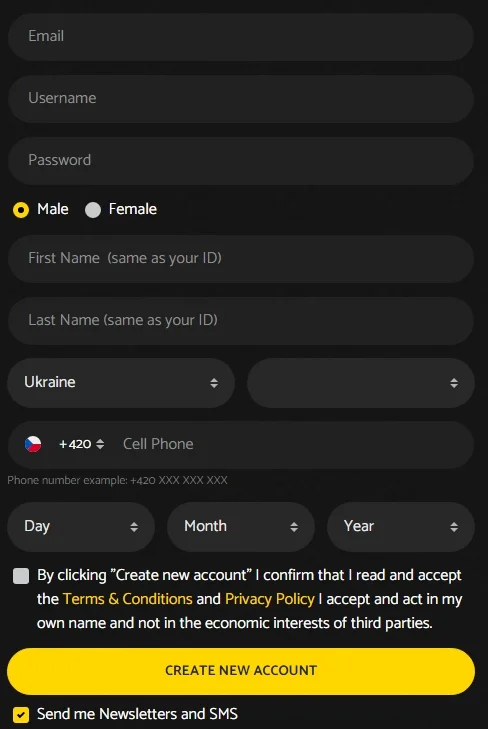 Palmslots casino registrace