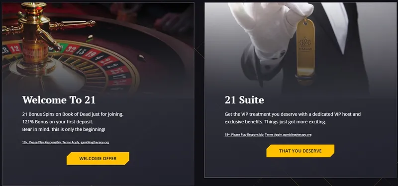 Promotions - 21Casino