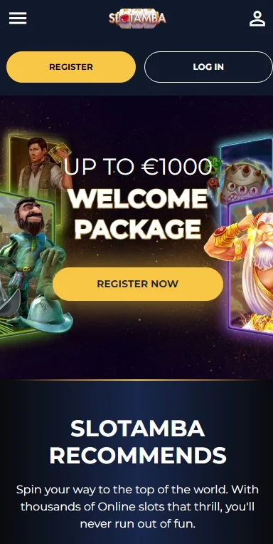 Slotamba casino mobilní verze