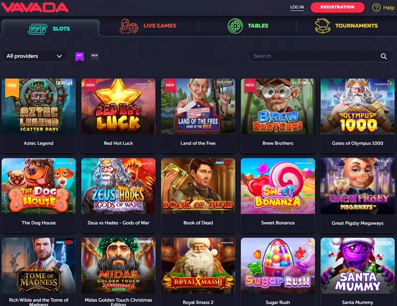 Slots - VAVADA Online Casino