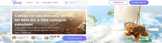 Webové stránky Tsars Casino